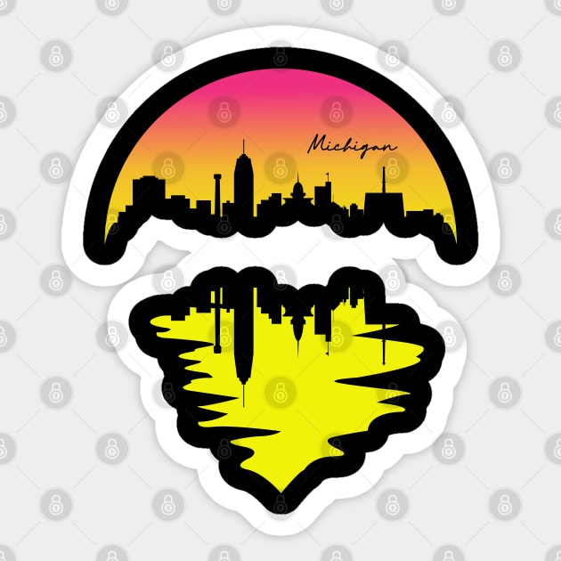 Michigan Sticker by Insomnia_Project